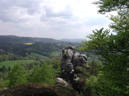 Rock formations in the Bastei